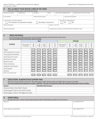 Form DS1235A Family Financial Statement - California, Page 2
