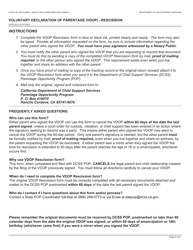 Form DCSS0915 California Voluntary Declaration of Parentage (Vdop) - Rescission - California, Page 2