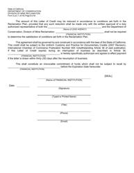 Form ILoC-1 Irrevocable Letter of Credit - California, Page 4