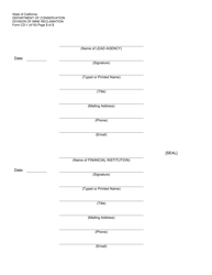 Form CD-1 Certificate of Deposit/Cash Account - California, Page 3