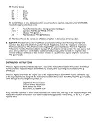Form MRRC-1 Surface Mining Inspection Report - California, Page 11
