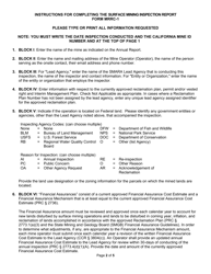 Form MRRC-1 Surface Mining Inspection Report - California, Page 8
