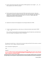 Charter/Education Management Organization (C/Emo) Questionnaire - Florida, Page 2