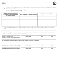 Form CT-2TCF Annual Financial Report - Thrift Store Operations - Commercial Fundraiser for Charitable Purposes - California, Page 2
