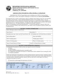 Document preview: Form DFS-N1-2037 Application to Renew Internship Due to Illness, Hardship, or Awaiting Results - Florida