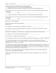 Form DFS-N1-1756 Application for Centralized Embalming Facility License - Florida, Page 2