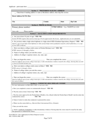 Form DFS-N1-1744 Application for Direct Disposer License - Florida, Page 2