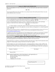 Form DFS-N1-1744 Application for Direct Disposer License - Florida, Page 4