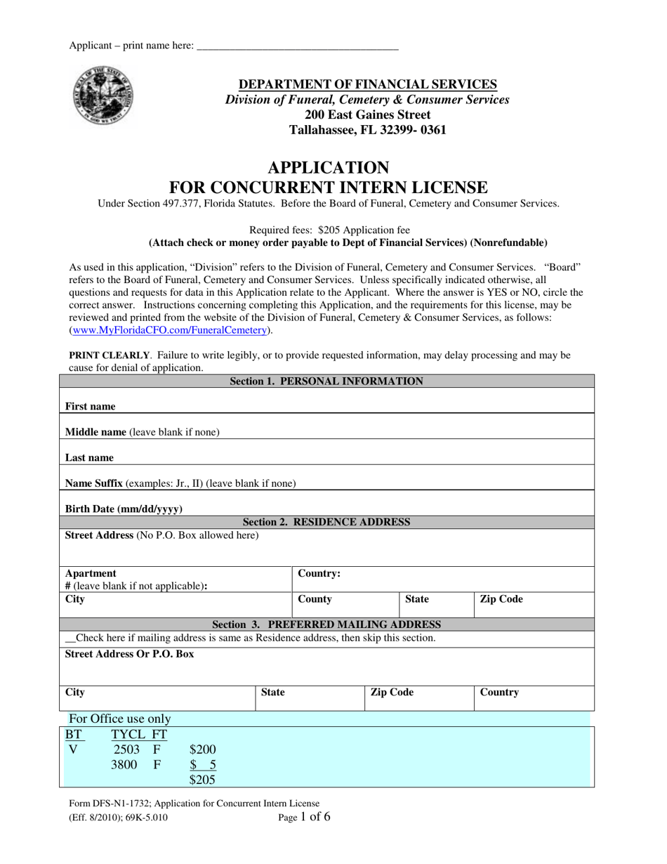Form DFSN11732 Fill Out, Sign Online and Download Printable PDF