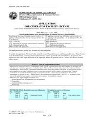 Document preview: Form DFS-N1-1750 Application for Cinerator Facility License - Florida