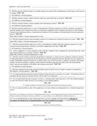 Form DFS-N1-1750 Application for Cinerator Facility License - Florida, Page 5