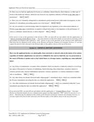 Form DFS-N1-1707 Application for Embalmer License by Endorsement - Florida, Page 5