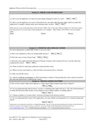 Form DFS-N1-1707 Application for Embalmer License by Endorsement - Florida, Page 6