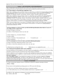 Form DFS-N1-1706 Application for Embalmer License by Internship and Examination - Florida, Page 3