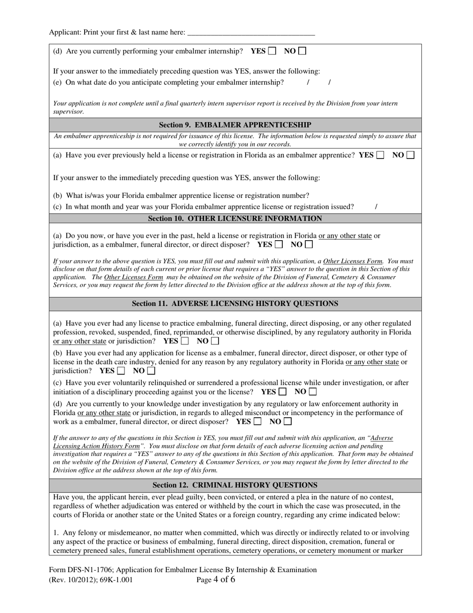 Form DFSN11706 Fill Out, Sign Online and Download Printable PDF