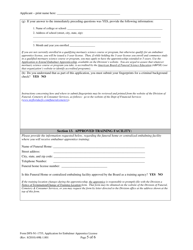 Form DFS-N1-1755 Application for Embalmer Apprentice License - Florida, Page 5