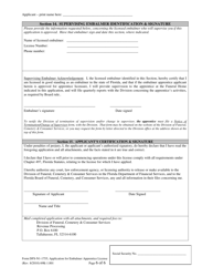 Form DFS-N1-1755 Application for Embalmer Apprentice License - Florida, Page 6