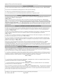 Form DFS-N1-1720 Application for Funeral Director License by Internship and Examination - Florida, Page 4