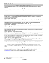 Form DFS-N1-1758 Application for Refrigeration Facility License - Florida, Page 5