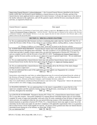 Form DFS-N1-1722 Application for Funeral Director Intern License - Florida, Page 6