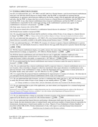 Form DFS-N1-1748 Application for Funeral Establishment License - Florida, Page 6