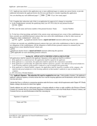 Form DFS-N1-1748 Application for Funeral Establishment License - Florida, Page 7
