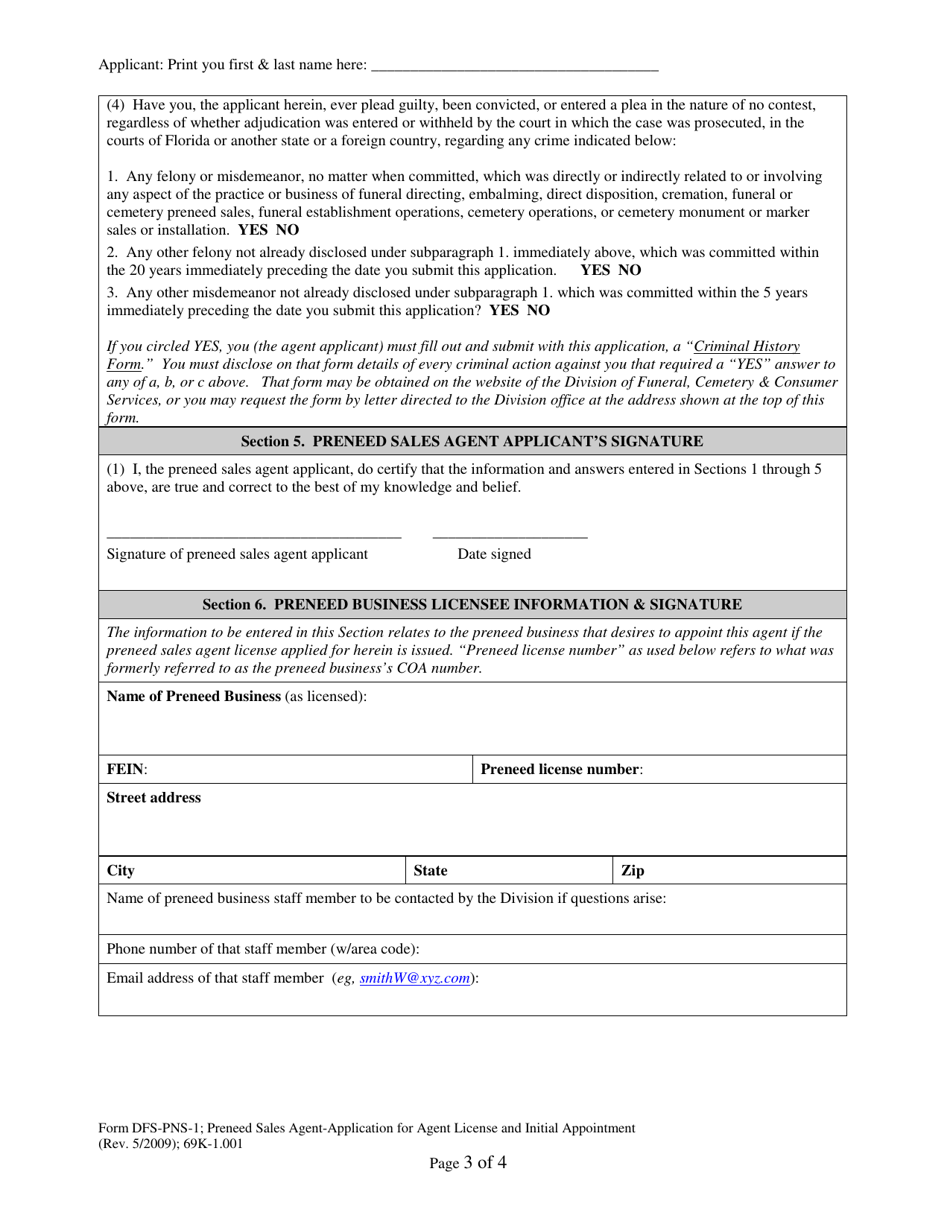 Form Dfs-pns-1 - Fill Out, Sign Online And Download Printable Pdf 