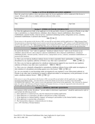 Form DFS-N1-1762 Monument Establishment Sales Agent Application for Agent License - Florida, Page 3