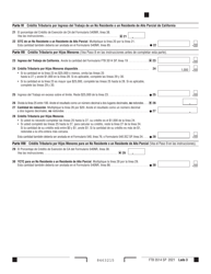 Formulario FTB3514 SP Credito Tributario Por Ingreso Del Trabajo De California - California (Spanish), Page 3