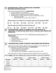 Form DFS-K4-2174 Application for Firefighter Assistance Grant Program - Florida, Page 3