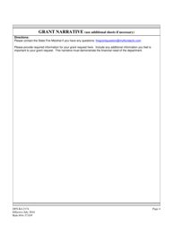 Form DFS-K4-2174 Application for Firefighter Assistance Grant Program - Florida, Page 4