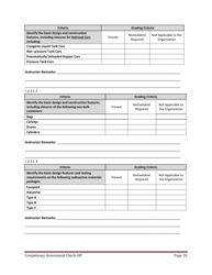 Hazmat Technician Competency Assessment Check-off - Florida, Page 18