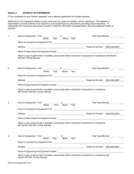 Form DFS-K3-32 Application for Fire Equipment Dealer License - Florida, Page 4