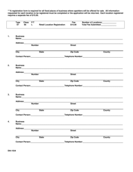 Form DFS-K3-1534 Certificate of Sparkler Registration - Florida, Page 2