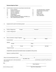 Form DFS-K3-34 Application for State Explosive License - Florida, Page 2