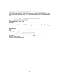 Authorization for Pyrotechnics Display in a State Facility - Florida, Page 2