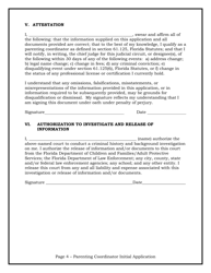 Qualified Parenting Coordinator Application - Florida, Page 4