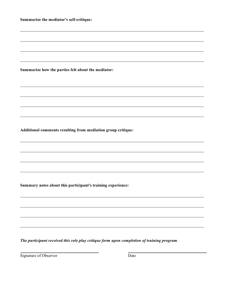 Mediation Role Play Critique - Florida, Page 3