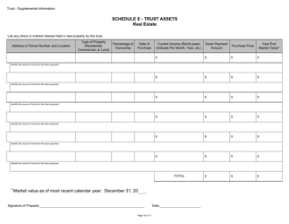 Form BGC-APP054 Gaming Resource Supplier/Financial Source - Trust Supplemental Information - California, Page 10