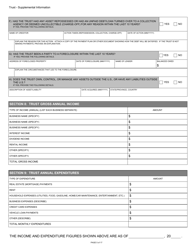 Form BGC-APP054 Gaming Resource Supplier/Financial Source - Trust Supplemental Information - California, Page 5