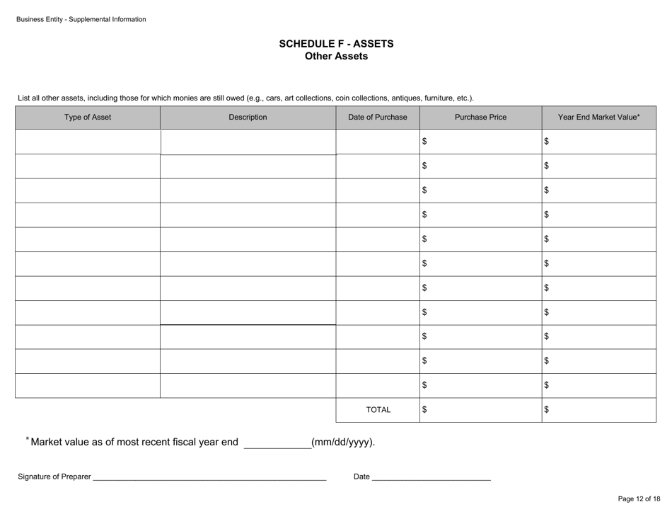 Form BGC-APP024 Gaming Resource Supplier / Financial Source Business Entity Supplemental Information - California, Page 12