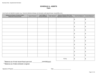 Form BGC-APP024 Gaming Resource Supplier/Financial Source Business Entity Supplemental Information - California, Page 7