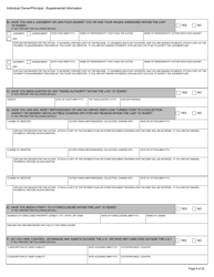 Form BGC-APP025 Gaming Resource Supplier/Financial Source Individual Owner/Principal Supplemental Information - California, Page 9