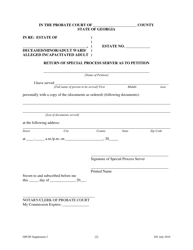 Supplement 2 Order to Appoint Special Process Server as to Petition - Georgia (United States), Page 3
