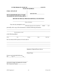 Supplement 2 Order to Appoint Special Process Server as to Petition - Georgia (United States), Page 4