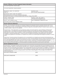 Form IL486-2392 Fingerprint Consent Form - Medical Cannabis Section - Illinois, Page 2