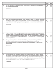 Form IL486-2355 Principal Officer Attestation Form - Medical Cannabis Dispensing Organization - Illinois, Page 3