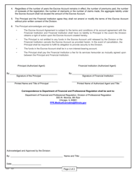 Form F2427 Escrow Account Agreement - Medical Cannabis Dispensing Organization - Illinois, Page 2