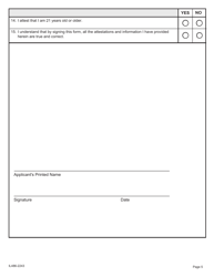 Form IL486-2243 Dispensary Agent - Attestation Form - Medical Cannabis Dispensing Organization - Illinois, Page 5