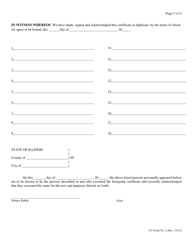 CU Form 2 Articles of Incorporation - Illinois, Page 5